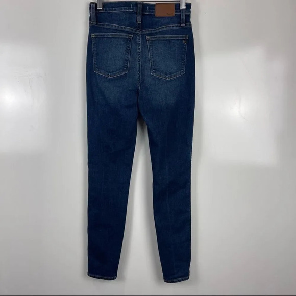 Madewell 10" High-Rise Skinny Jeans Hayes Wash Women's Size 26 - Picture 3 of 11